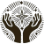 Supporter Badge open hands icon